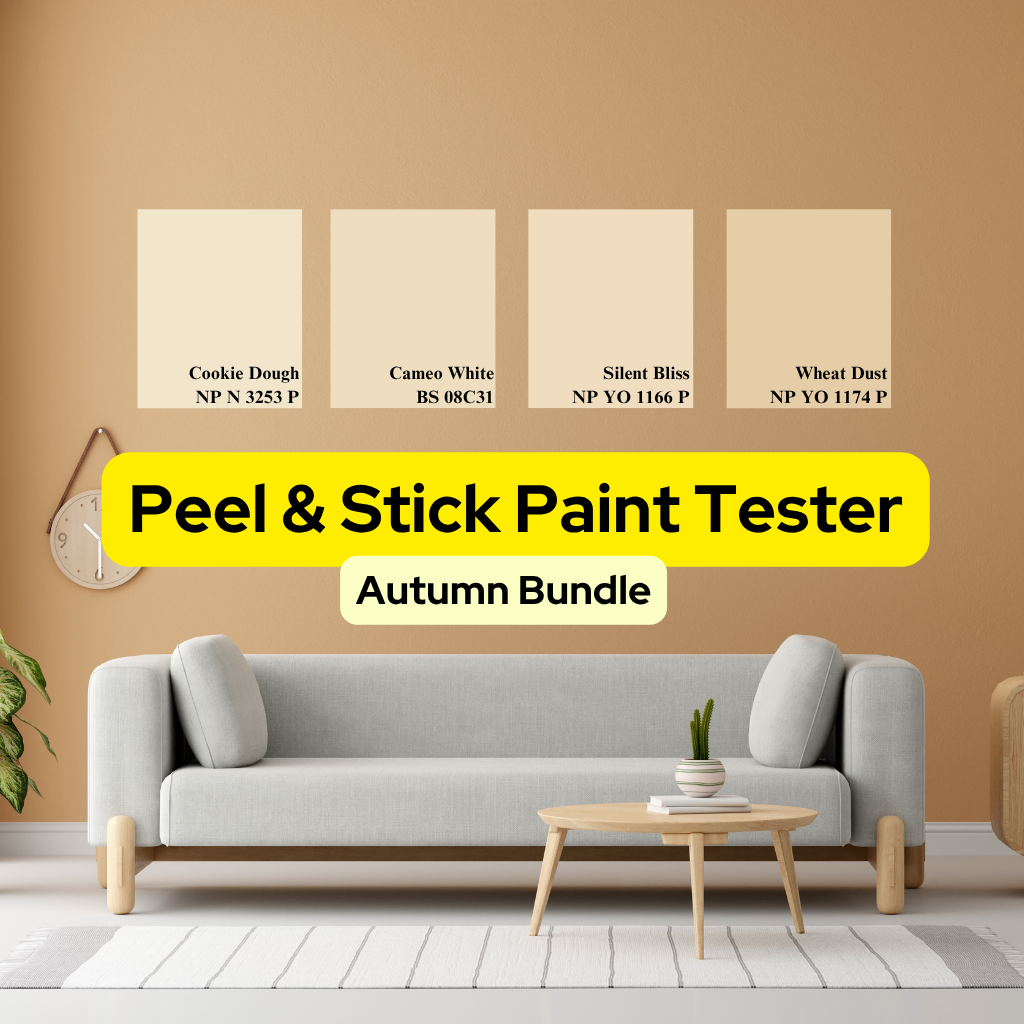 Bundle - Autumn - GEKKOSG Peel And Stick Nippon Paint Tester / Paint Sample
